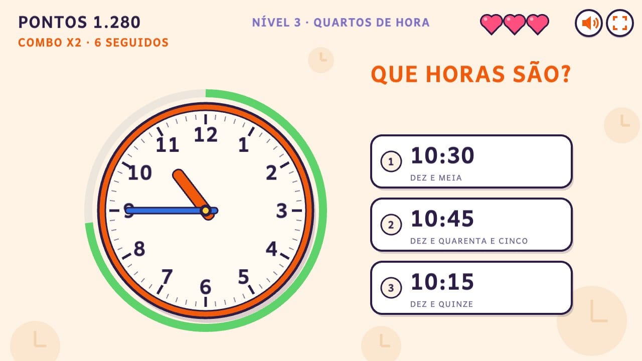 Que horas são?